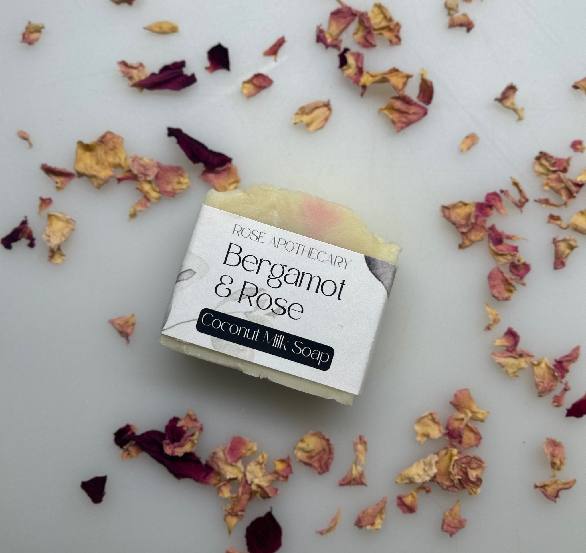Bergamot & Rose Soap - Rose Candle Co. & ApothecaryBar SoapBergRose