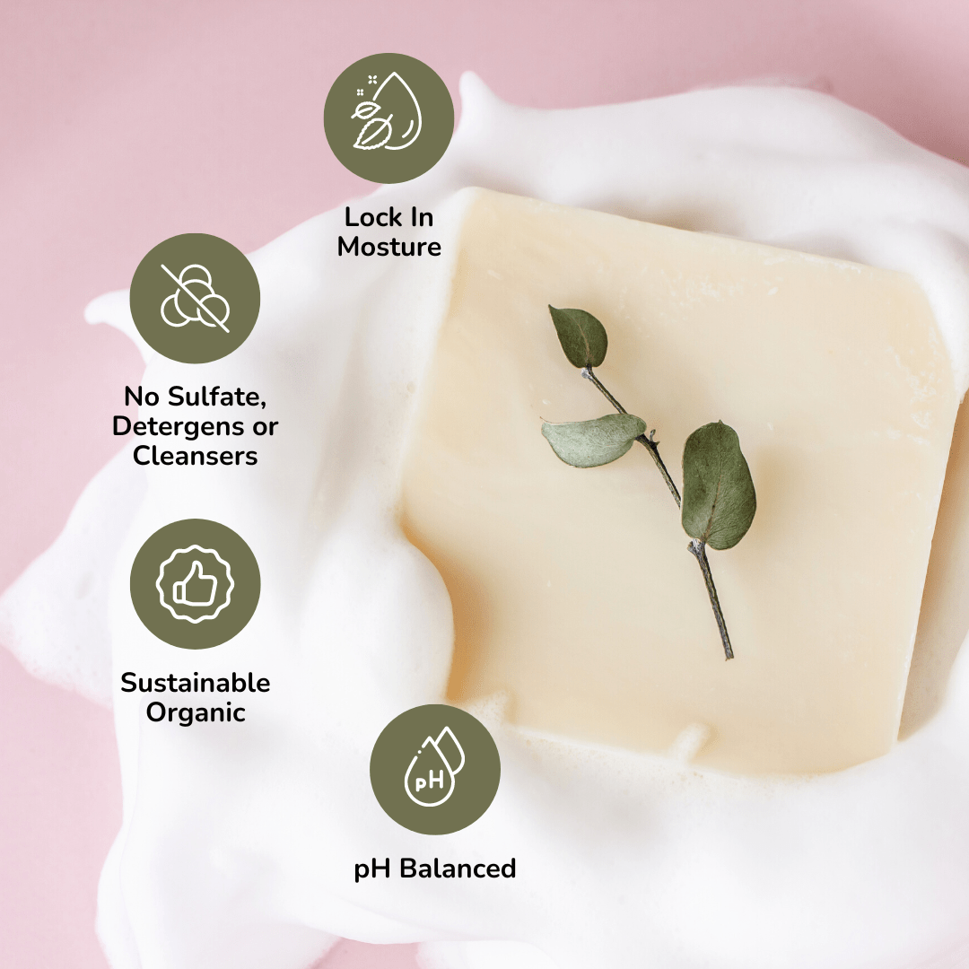 Coconut Milk Shampoo Bar Bar Soap- 100% Olive Oil Soap - Rose Candle Co. & Apothecary