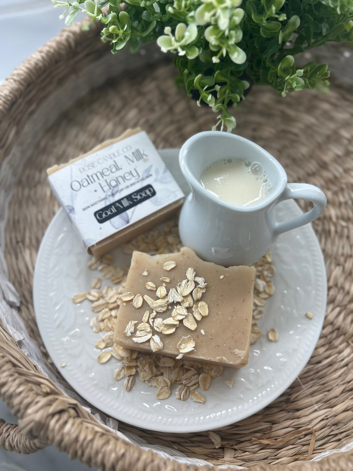 Oatmeal, Milk  &  Honey  Soap
