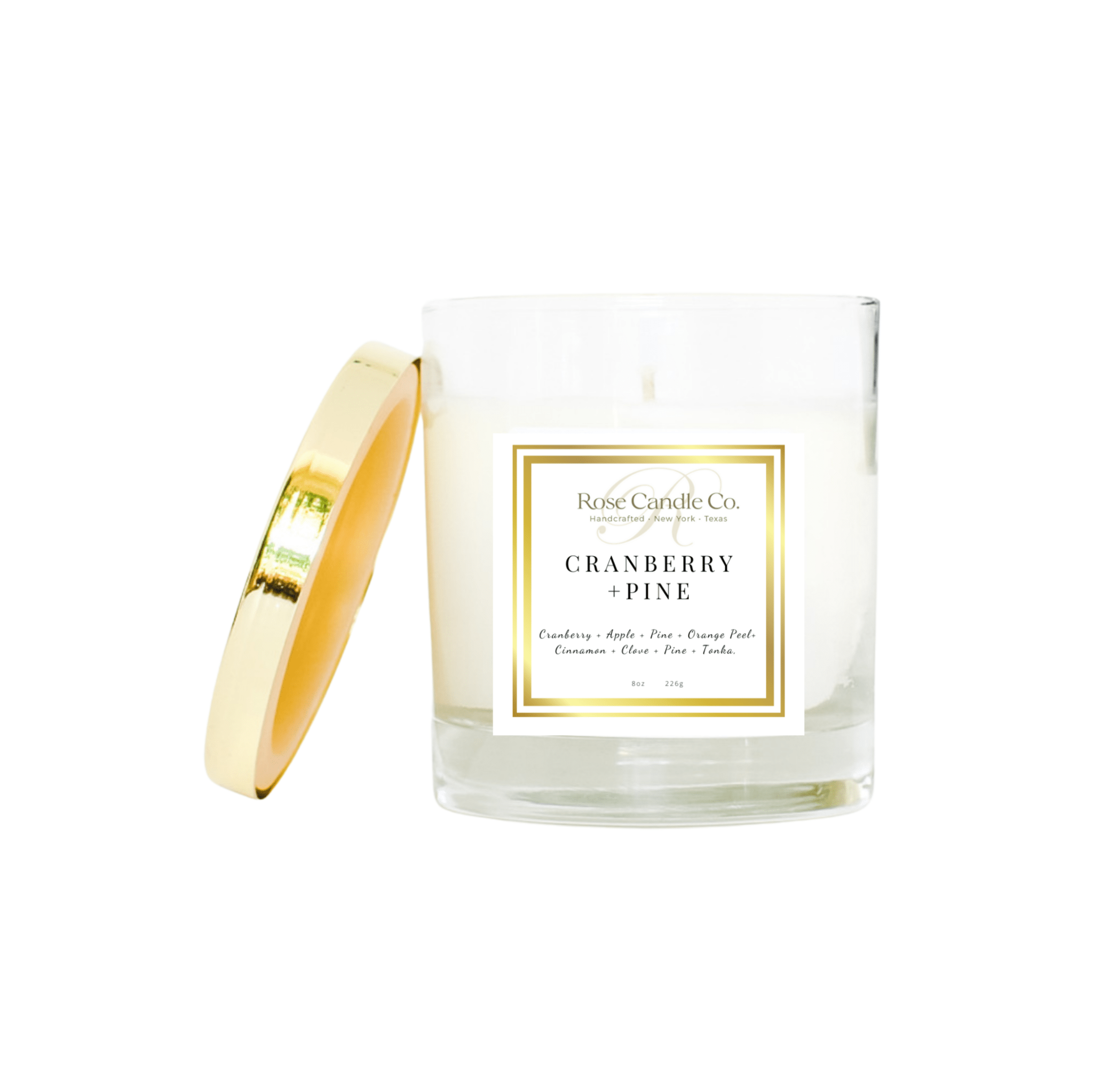 Cranberry + Pine - Rose Candle Co. & ApothecaryLuxury CandlesLUX - CranPine