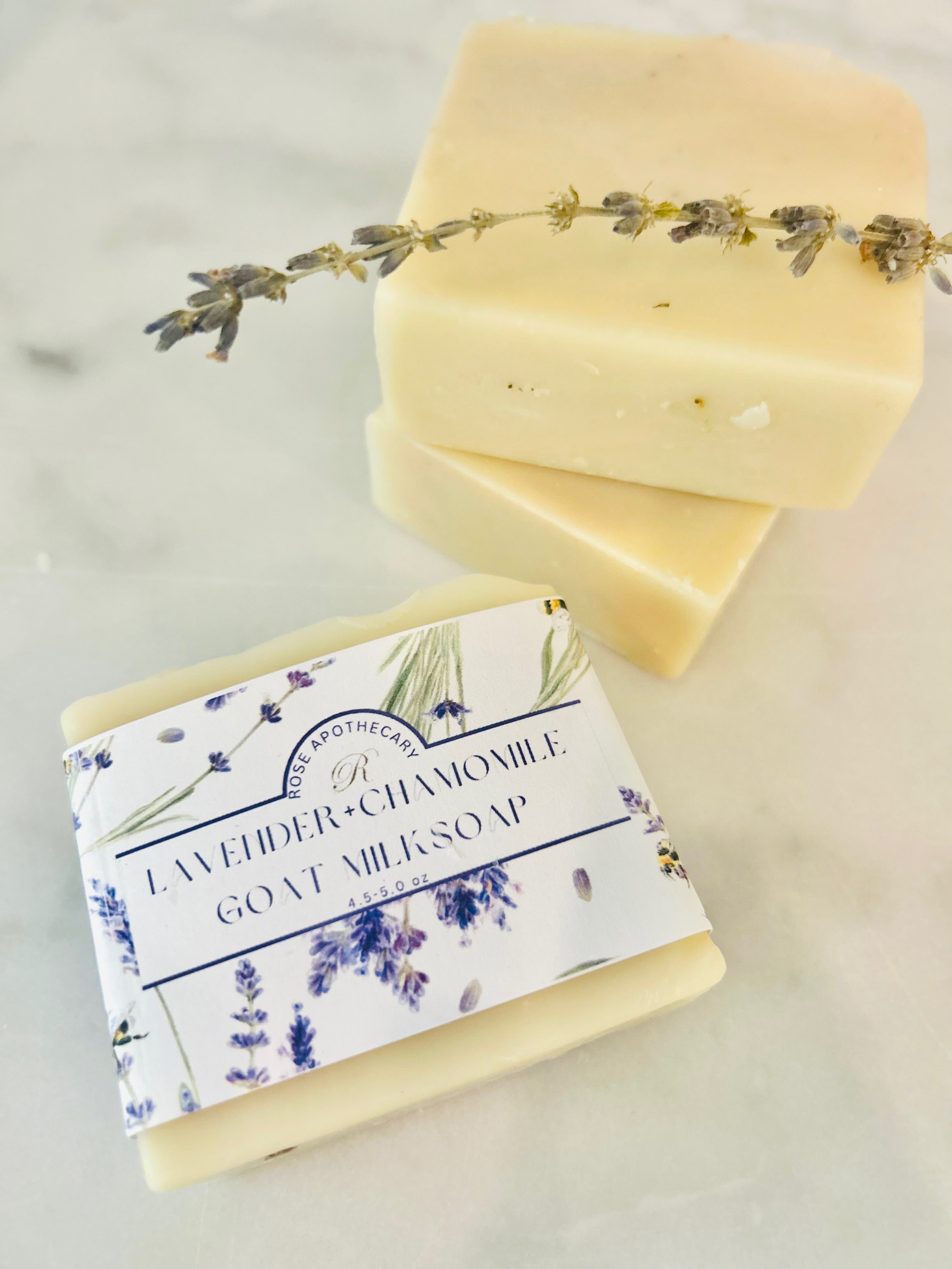 Lavender Chamomile Goat Milk Soap - Rose Candle Co. & ApothecaryBar SoapLAVSOAP