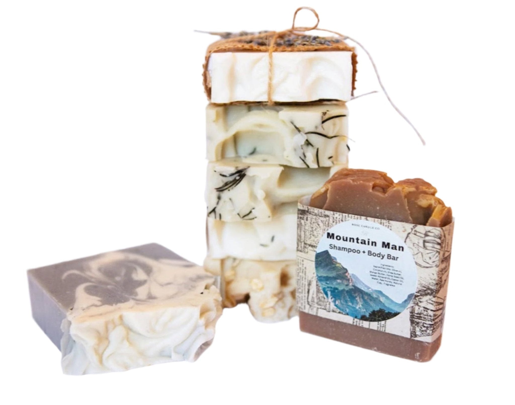 Mountain Man Shampoo & Body Bar - Rose Candle Co. & ApothecaryMtnMan
