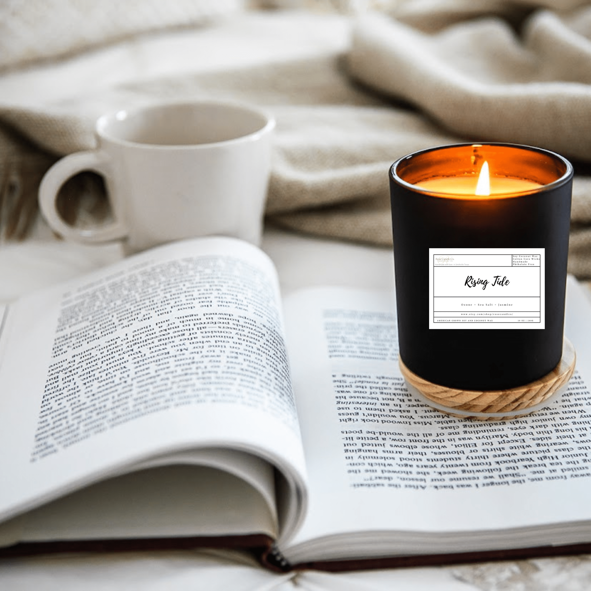 Rising Tide - Rose Candle Co. & ApothecaryFarmhouse CandleFHC - Rising Tide