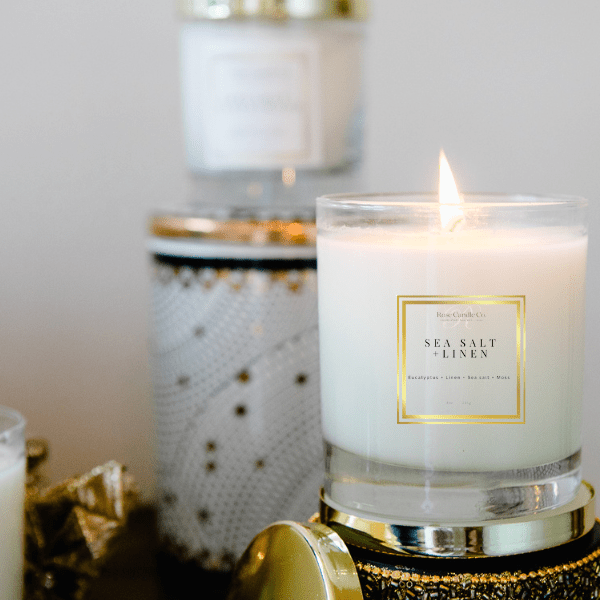 Sea Salt + Linen - Rose Candle Co. & ApothecaryLuxury CandlesLUX - CranPine