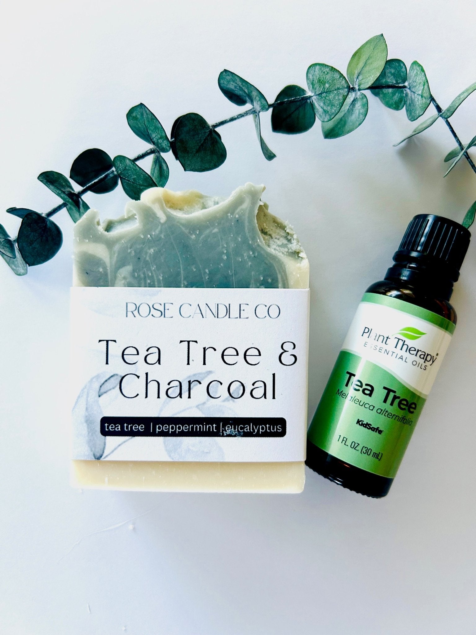 Tea Tree + Charcoal Soap - Rose Candle Co. & ApothecaryBar SoapGOATSOAP