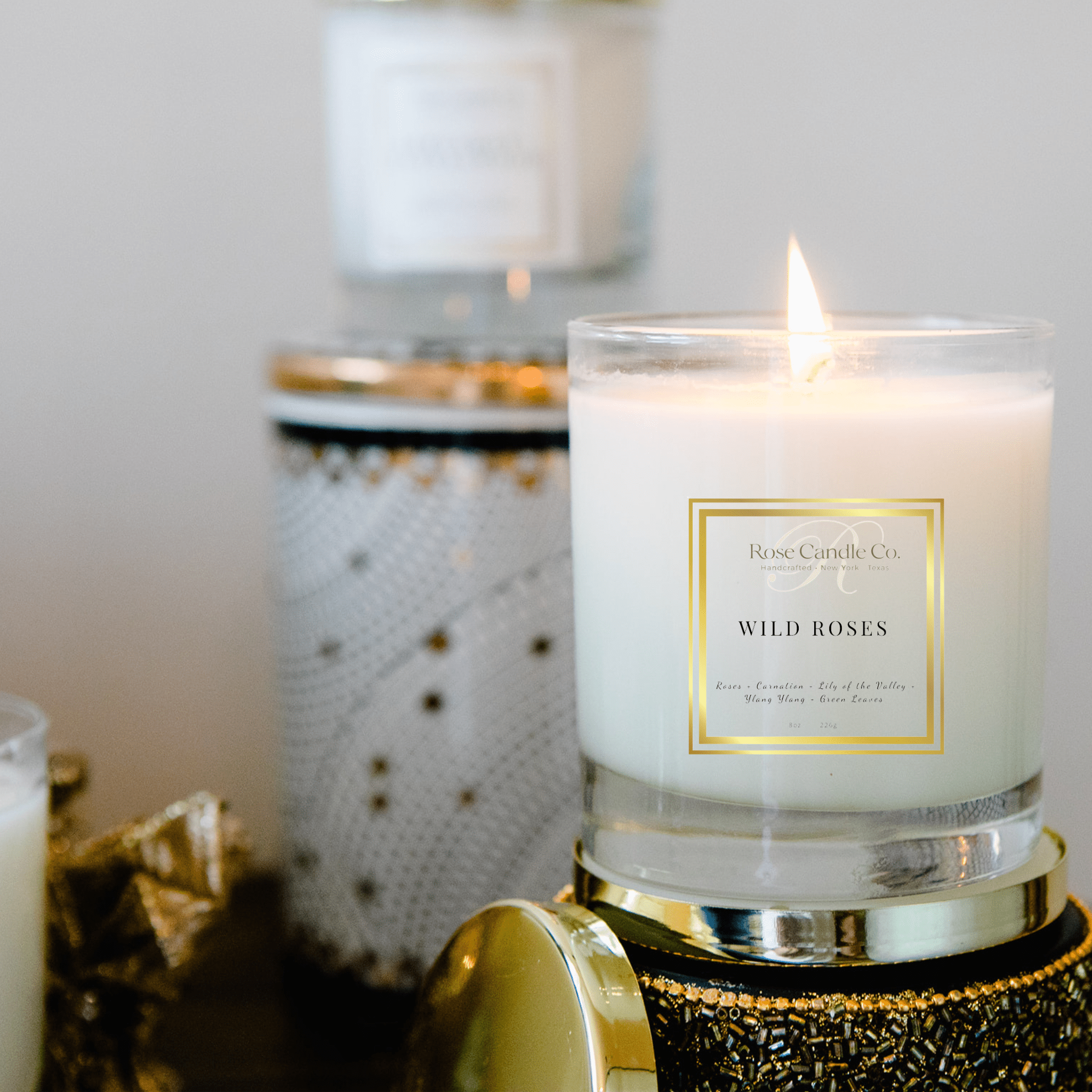 Wild Roses - Rose Candle Co. & ApothecaryLuxury CandlesLUX Fresh Cut Roses